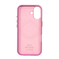 FUNDA CUERO-3 MAGSAFE IPHONE 16 ROSA