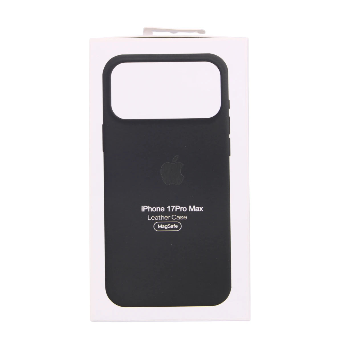 FUNDA CUERO MAGSAFE IPHONE 17 PRO MAX NEGRO