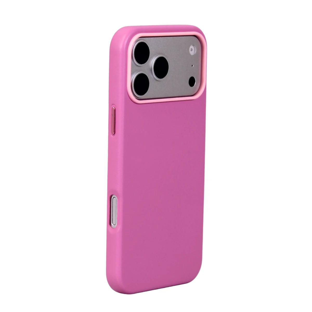 FUNDA CUERO MAGSAFE IPHONE 17 PRO ROSA
