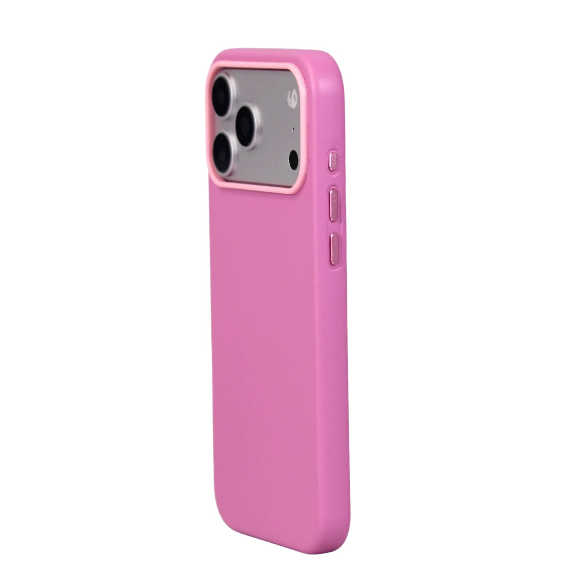 FUNDA CUERO MAGSAFE IPHONE 17 PRO ROSA