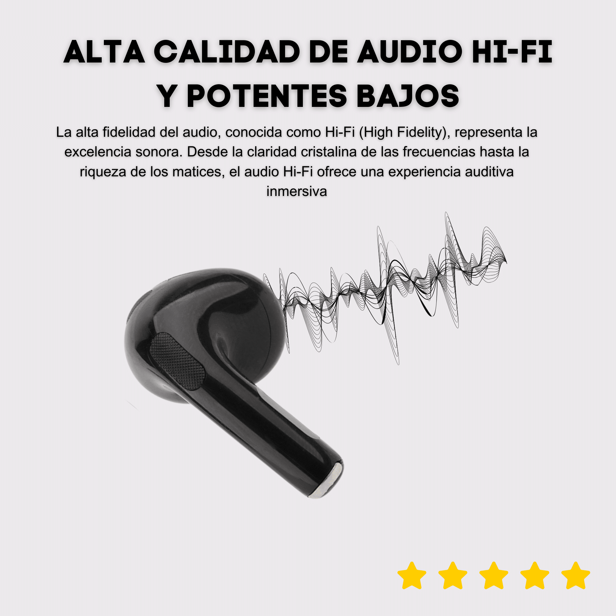 AUDIFONOS CYBERSHOP INPOD2 NEGRO PLANET DESIGN