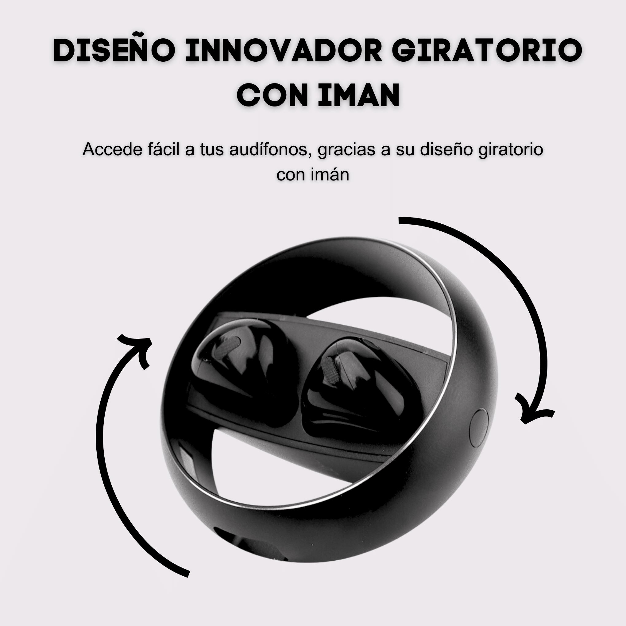 AUDIFONOS CYBERSHOP INPOD2 NEGRO PLANET DESIGN