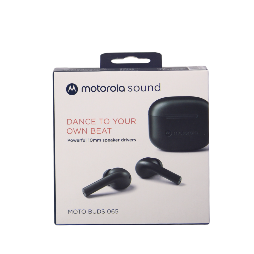 AUDIFONOS BUDS MOTOROLA NEGRO 065