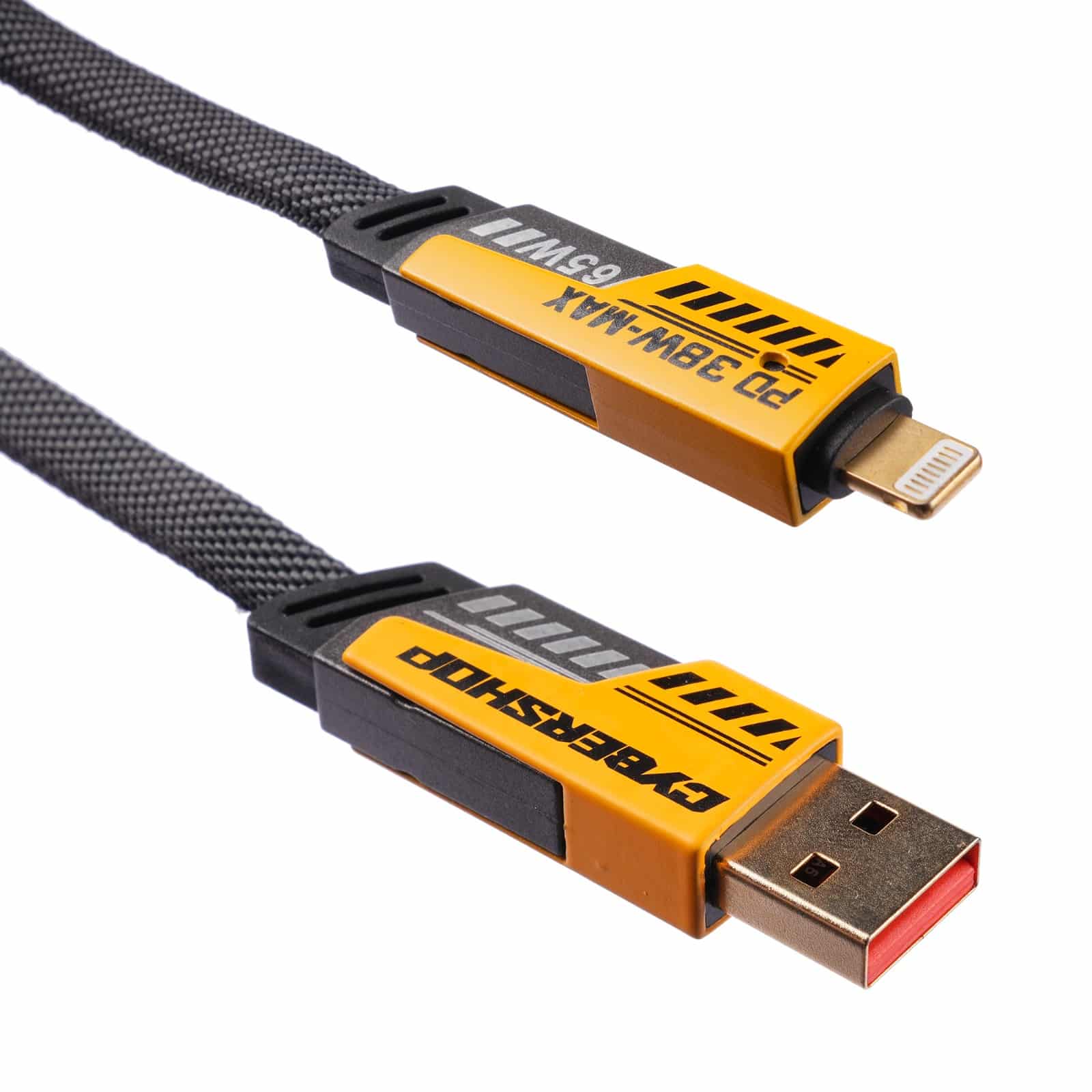 CABLE CARGA TURBO 4EN1 PD 65W+38W CYBERSHOP 1.2M