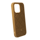 PIEL-ROMBO IPHONE 14 CAFE - Miniatura