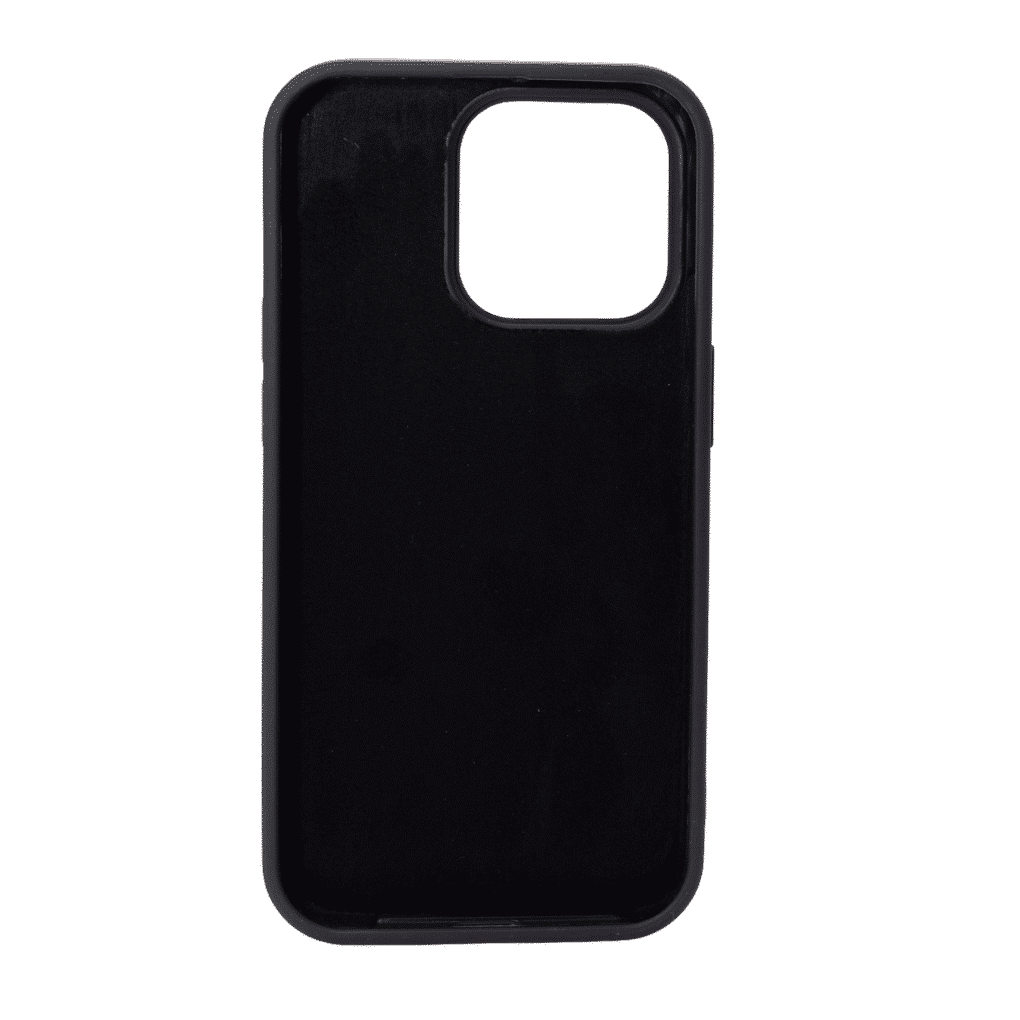 PIEL-ROMBO IPHONE 14 NEGRO