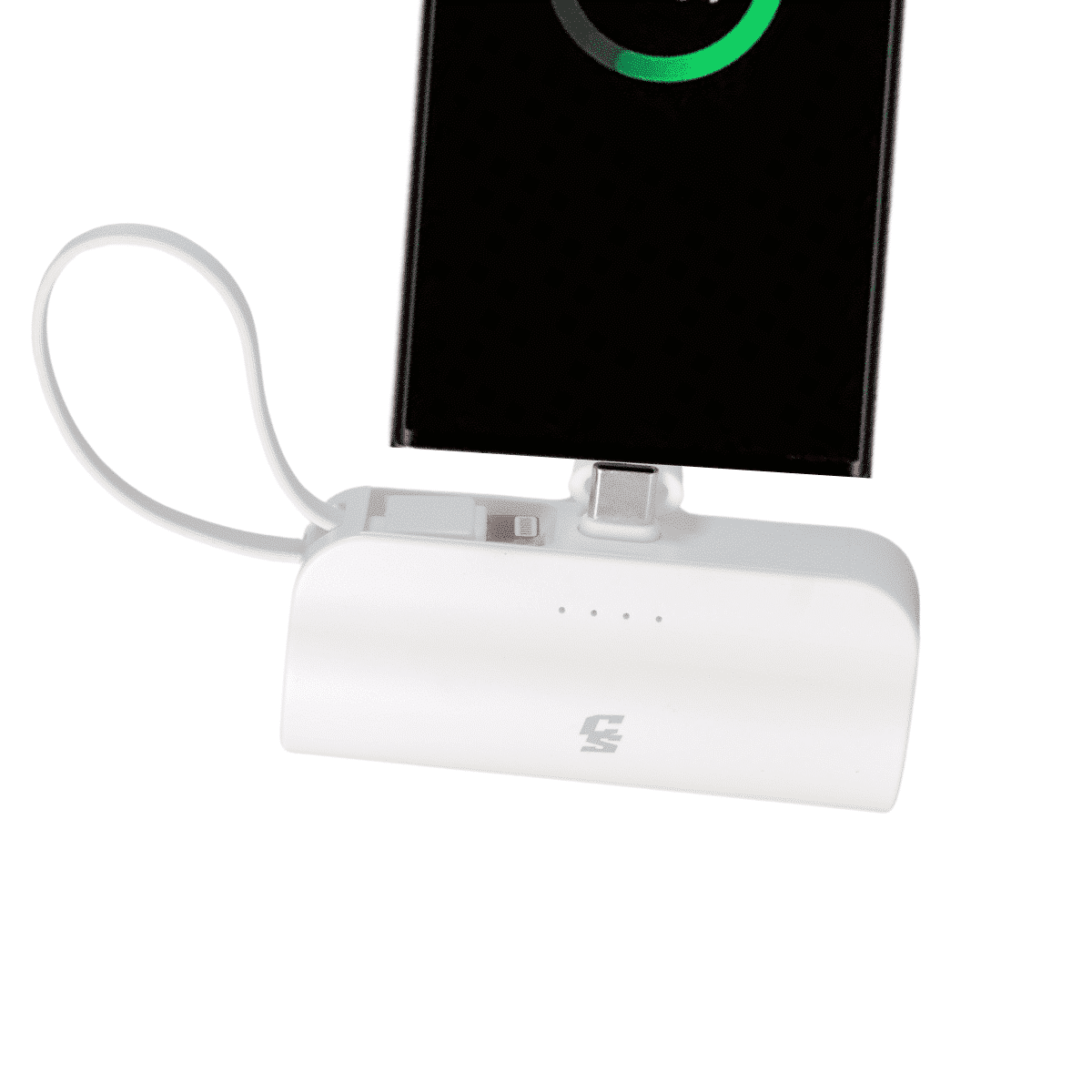 POWERBANK COMPACT 5,000 IP & CABLE TC BLANCO MQ-P121IP