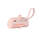 BATERIA PORTATIL COMPACT 5,000 TC & CABLE IPH ROSA - Miniatura