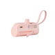 BATERIA PORTATIL COMPACT 5,000 IPH & CABLE TIPO-C ROSA - Miniatura