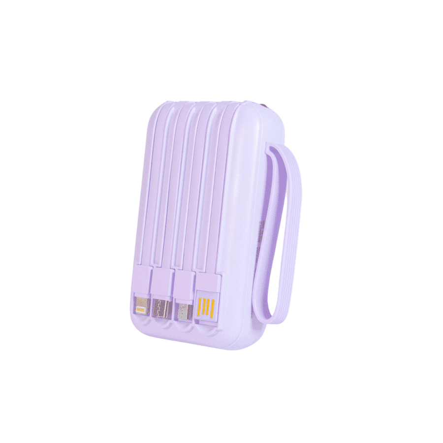 BATERIAL PORTATIL 10,000 CYBERSHOP BELLUM LILA
