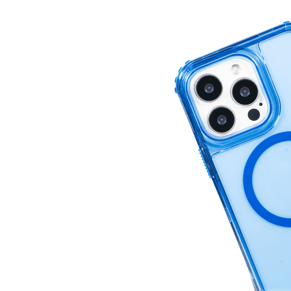 FUNDA MAGSAFE COLORFULL 3IN1 IPHONE 14 AZUL