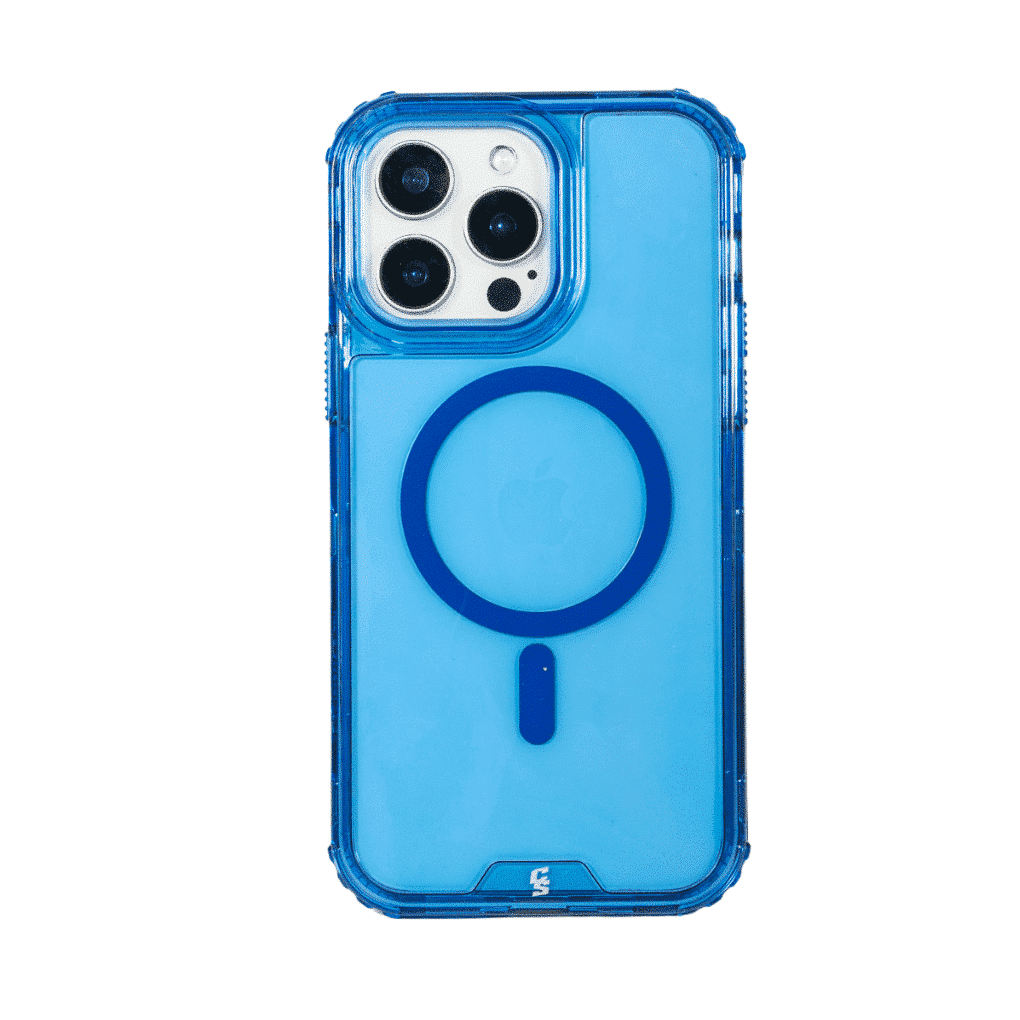 FUNDA MAGSAFE COLORFULL 3IN1 IPHONE 16 PRO AZUL