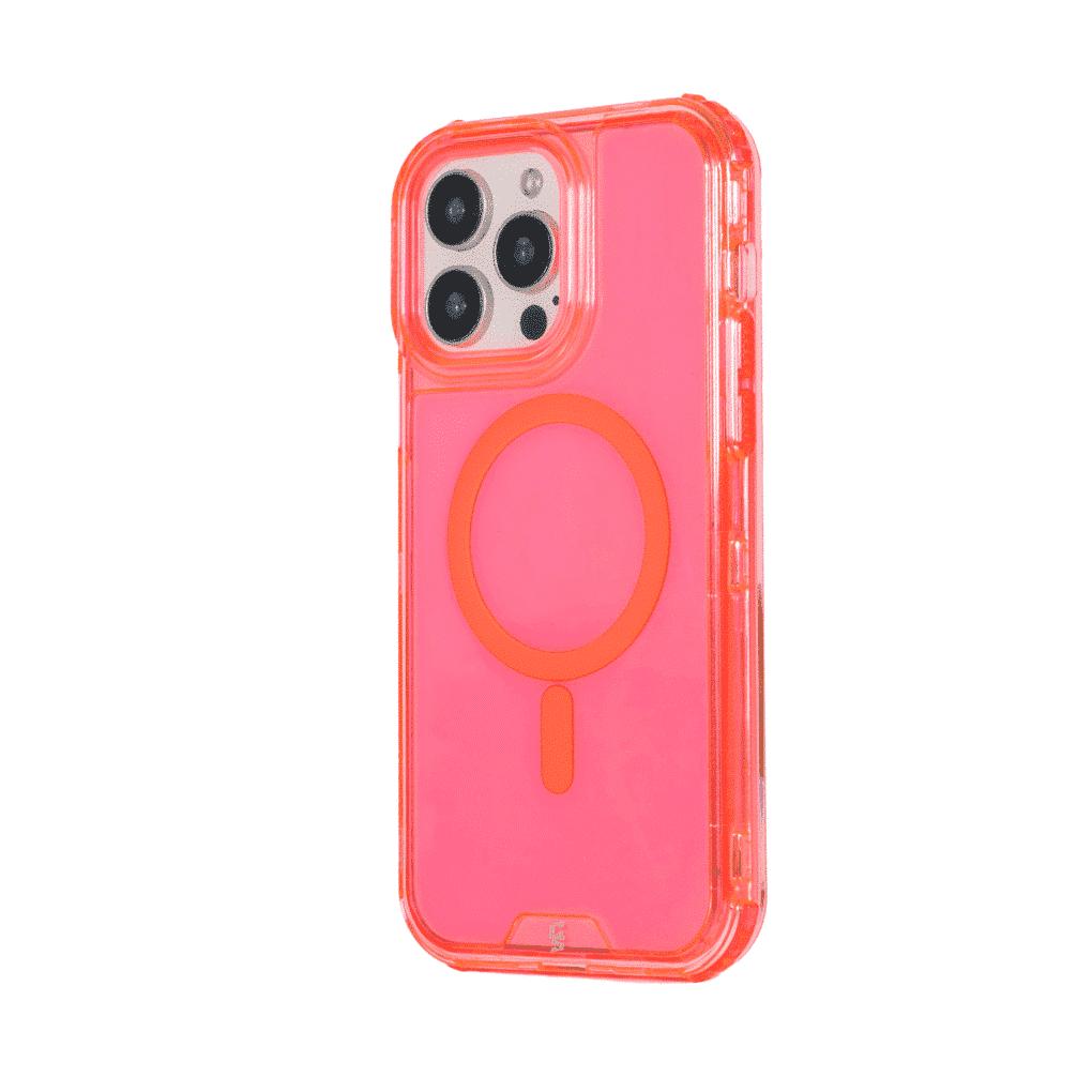 FUNDA MAGSAFE COLORFULL 3IN1 IPHONE 16 PRO MELON