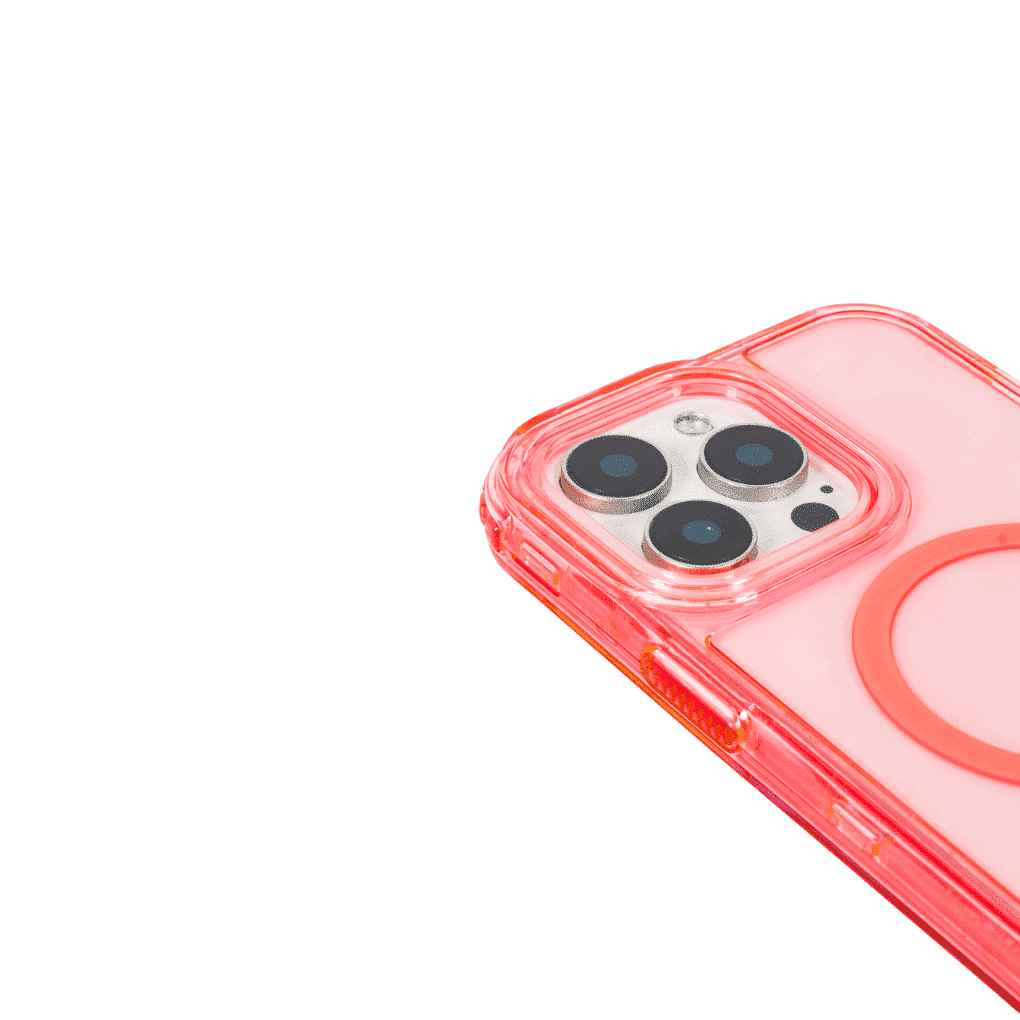 FUNDA MAGSAFE COLORFULL 3IN1 IPHONE 15 PRO MELON