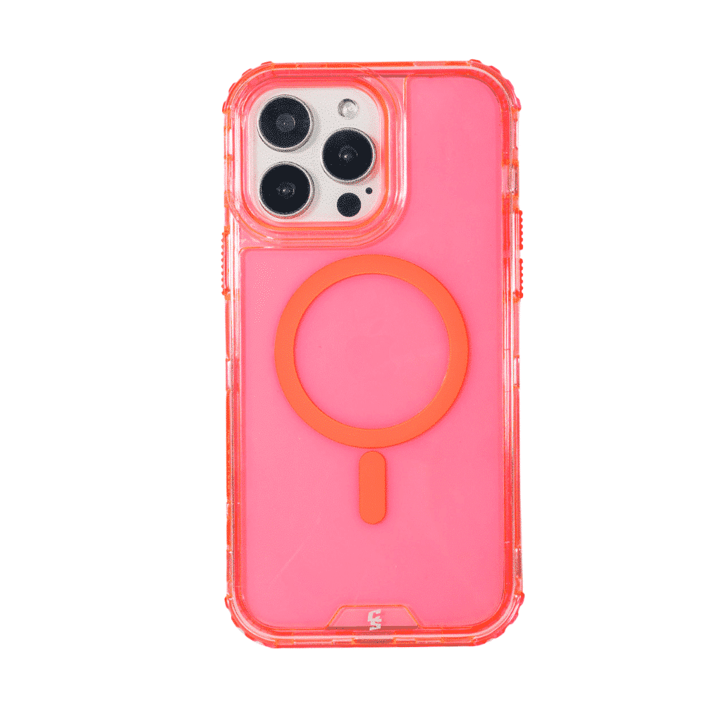 FUNDA MAGSAFE COLORFULL 3IN1 IPHONE 15 MELON