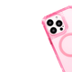 FUNDA IPHONE 16 PRO MAX MAGSAFE COLORFULL 3IN1 ROSA - Miniatura