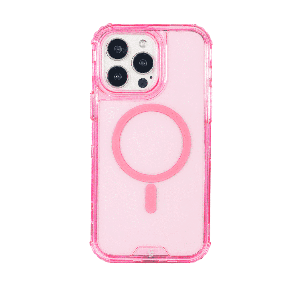 FUNDA MAGSAFE COLORFULL 3IN1 IPHONE 16 ROSA