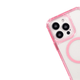 FUNDA IPHONE 16 PRO MAX MAGSAFE 3IN1 ROSA - Miniatura