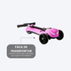 SCOOTER KIDS A3 PRO 60W MOTOR ROSA - Miniatura