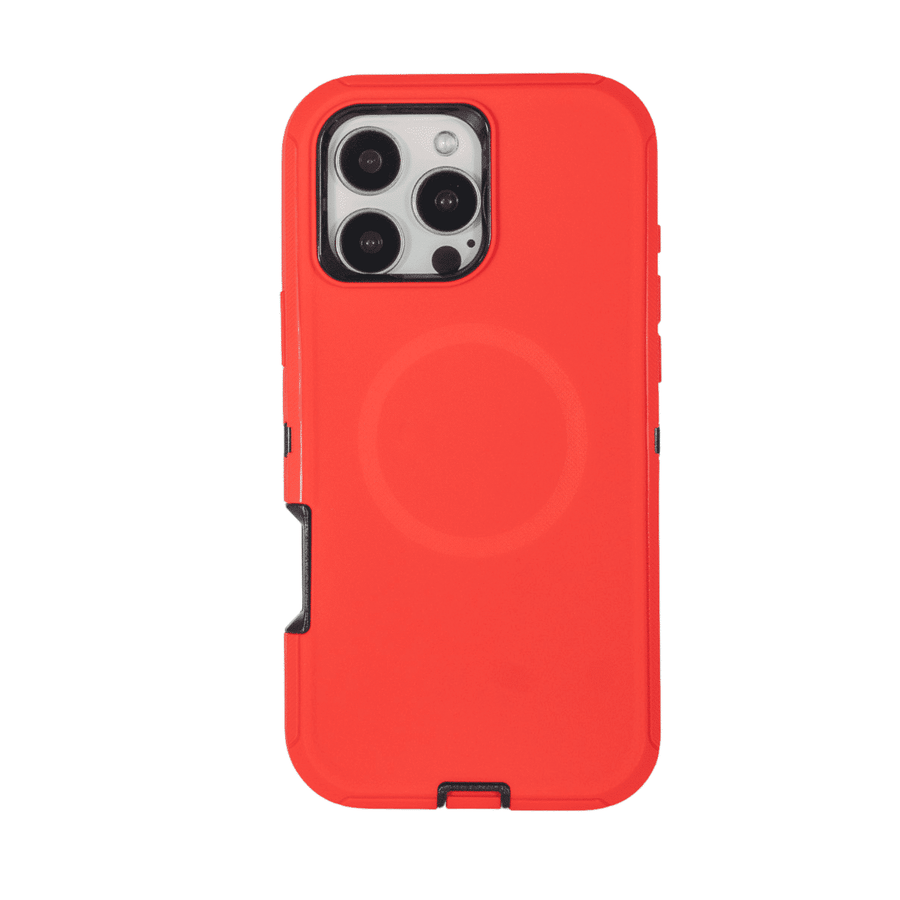 FUNDA ADVENTURE MAGSAFGFE IPHONE 15 PRO ROJO
