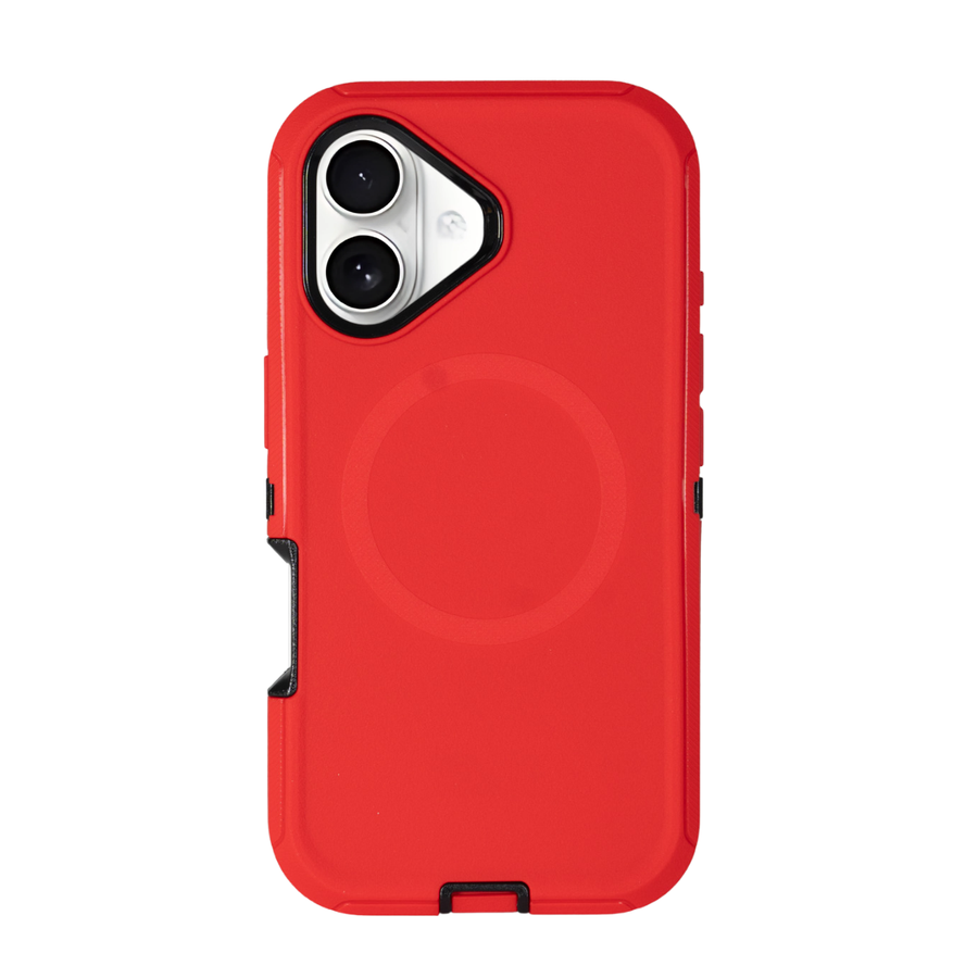 FUNDA ADVENTURE MAGSAFGFE IPHONE 16 ROJO