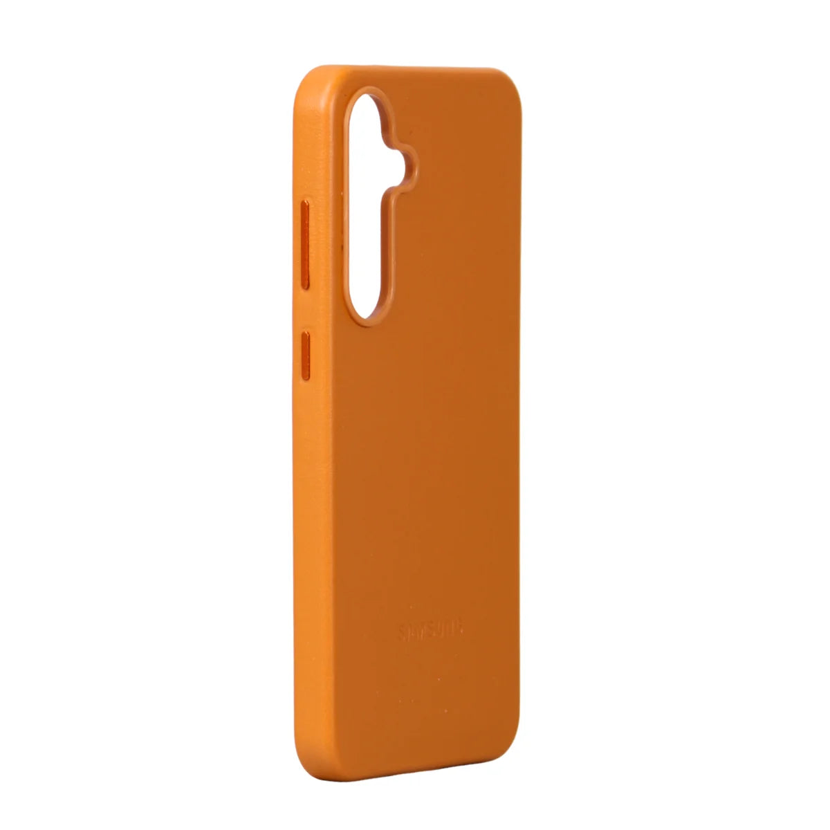 FUNDA CUERO SAMSUNG S26 PLUS NARANJA