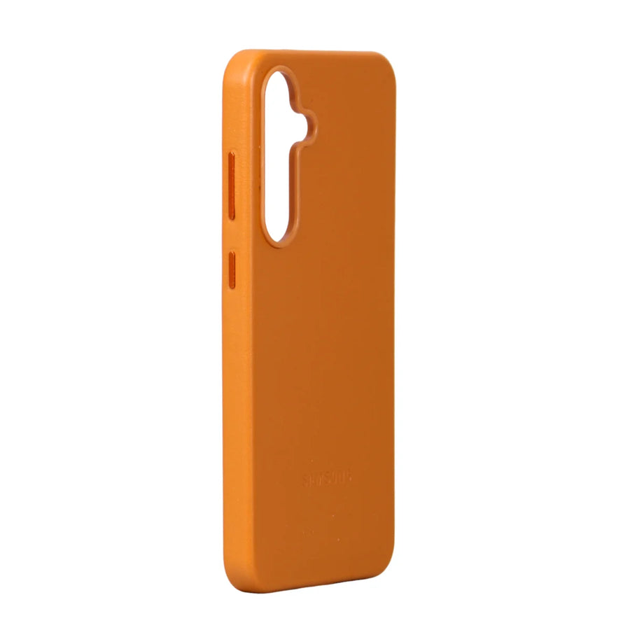 FUNDA CUERO SAMSUNG S26 PLUS NARANJA