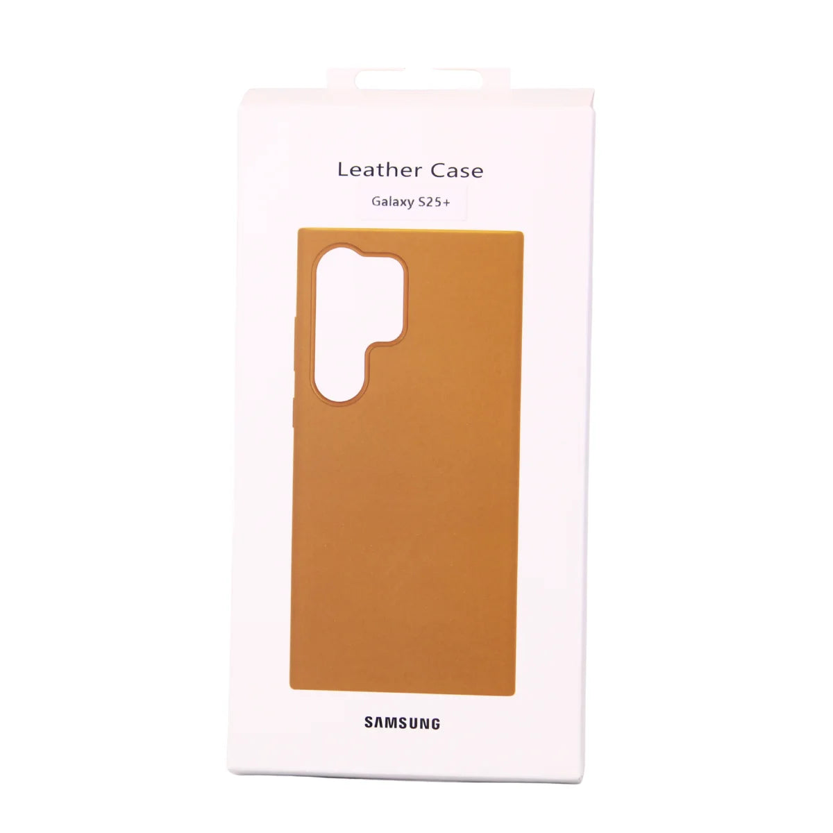 FUNDA CUERO SAMSUNG S26 PLUS NARANJA
