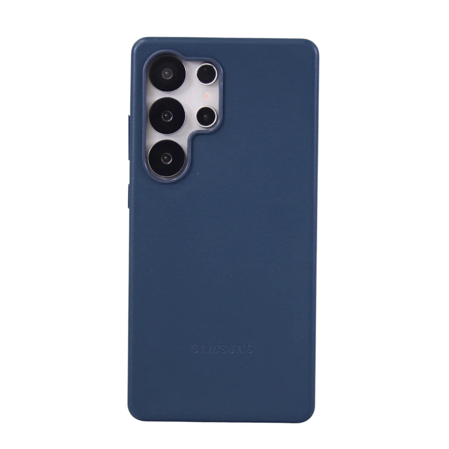 FUNDA CUERO SAMSUNG S26 ULTRA AZUL