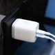 COMBO CARGADOR & CABLE 50W IPHONE DOBLE PUERTO CYBERSHOP - Miniatura