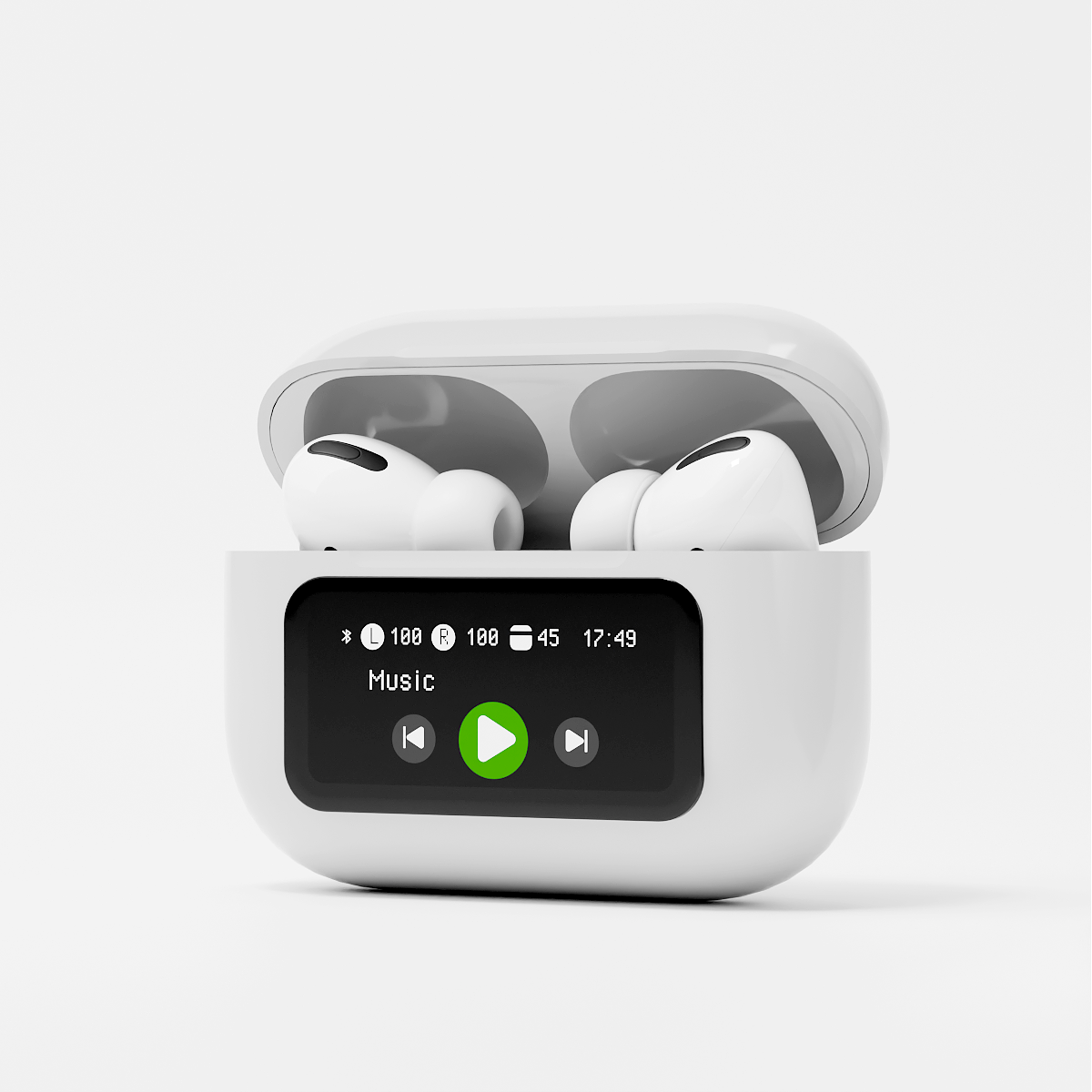 AUDIFONOS INALAMBRICOS TOUCH ANC+ENC CYBERSHOP BLANCO