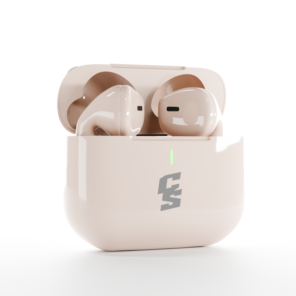 AUDIFONOS INALAMBRICOS CYBERSHOP BLANCO MDL-INPOD4