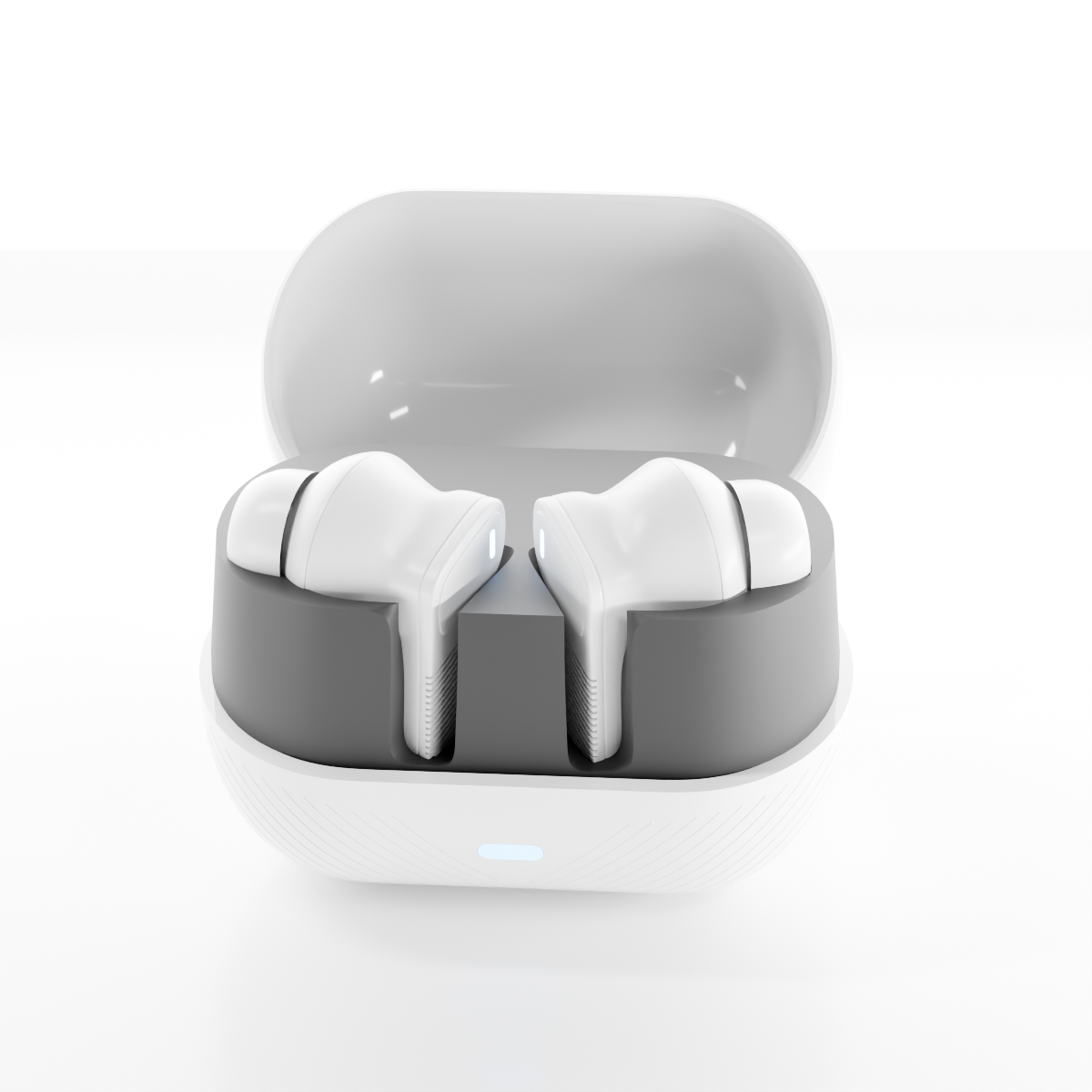 AUDIFONOS INALAMBRICOS CYBERSHOP BLANCO MDL-INPOD5 PREMIUM