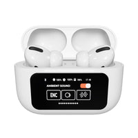 AUDIFONOS INALAMBRICOS TOUCH ANC+ENC CYBERSHOP BLANCO 3D